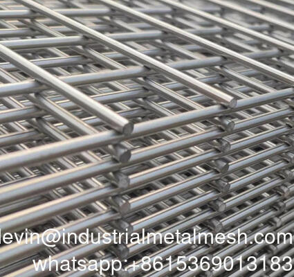 2*2 Galvanized Welded Wire Mesh Panel Konstruksi Baja Wire Mesh Panel Pagar Panel