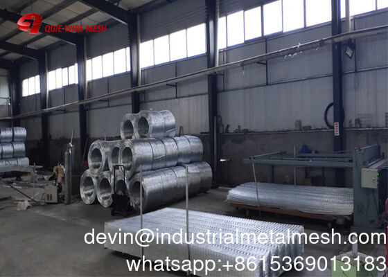Galvanized Wire Mesh 1.2mm ukuran lubang 304 stainless steel untuk pagar konstruksi