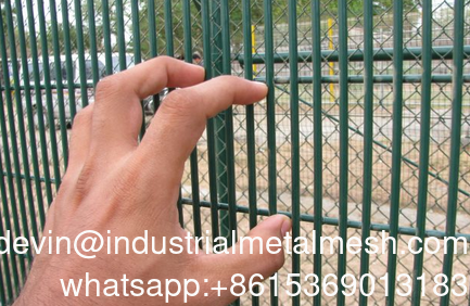 358 Anti Climb Security Fence untuk Bandara Penjara Border Industrial Boundary