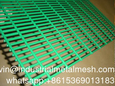 Pagar Keamanan Anti Pendakian Wire Mesh Dilas Dilapisi Bubuk Kustom 358 Mesh