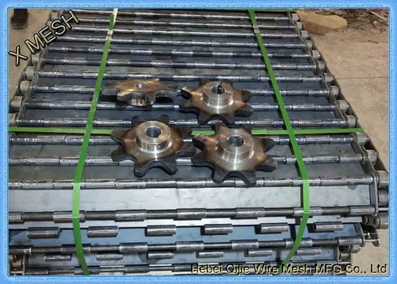 Metal Slat Conveyor Belt Sistem Konveyor Otomatis Untuk Kue Biji Kopi