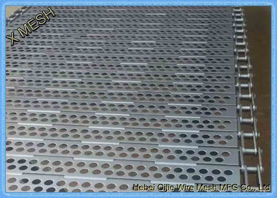 Stainless Steel Pelat Logam Layar Conveyor Belt Wire Mesh Untuk Agregat