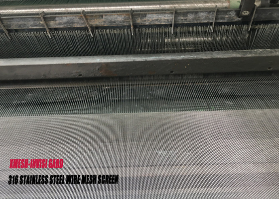Invisi Gard 304 Marine Stainless Steel Serangga Layar Keamanan Dengan Warna Hitam