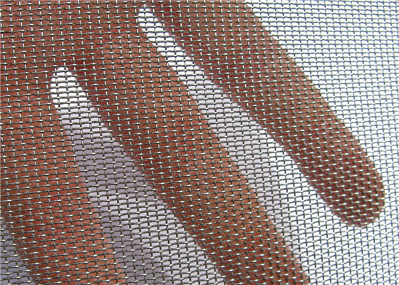 Perak 304 316 Square Wire Mesh, Stainless Woven Mesh Digunakan Untuk Filter