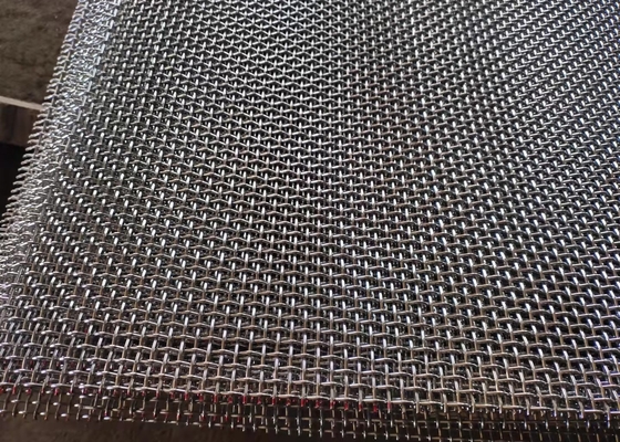 2mm Stainless Steel Woven Wire Mesh Untuk Filtrasi Utama Pertambangan