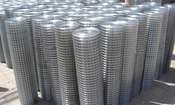 1/4x1/4 Inci 1/2x1/2 Inci 2x2 Inci Galvanized Welded Wire Mesh Rolls 4.0mm