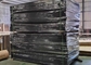 PVC Dilapisi Panel Pagar Logam Sementara Portabel Dengan Kaki Baja Ukuran 6 &amp;#39;X 8&amp;#39;