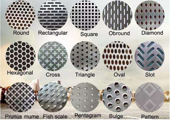 Filtrasi Dekoratif 304 Stainless Steel Mesh Logam Berlubang
