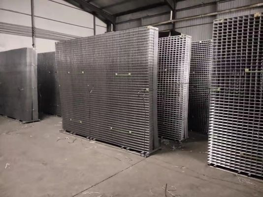Panel Wire Mesh Dilas Galvanis Pengukur Berat Baja Tahan Karat