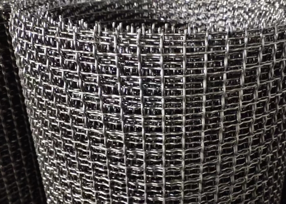 Aperture 2mm Square Stainless Steel 304 Wire Mesh Anyaman Berkerut 20x20mm