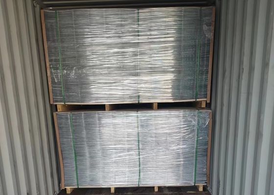 6 "X 6 Jaring Pagar Besi 16 Gauge Galvanis Welded Wire Mesh