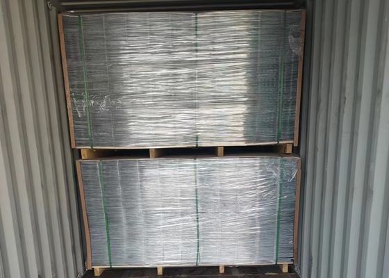 6 &quot;X 6 Jaring Pagar Besi 16 Gauge Galvanis Welded Wire Mesh