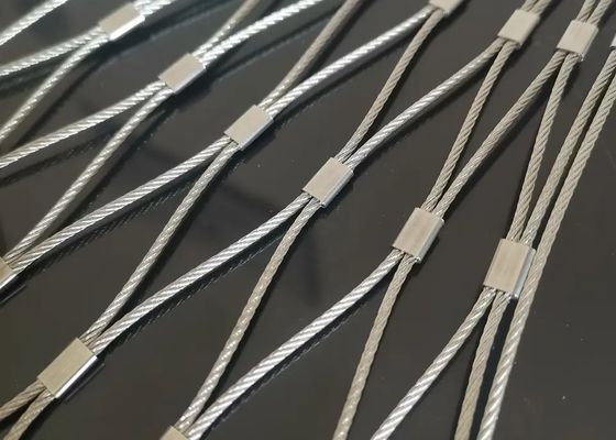 SS316 Kabel Kawat Inox Fleksibel Stainless Steel Rope Mesh Ferrule Type Tahan Karat