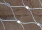 7X7 X Cenderung Fleksibel 316l Stainless Steel Wire Rope Mesh Netting