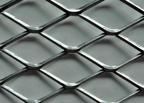 Stainless Steel Dekoratif Diamond Expanded Metal Mesh Lebar 0.5m