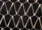Metal Link Spiral 3mm Dekoratif Panel Wire Mesh Net Untuk Tirai