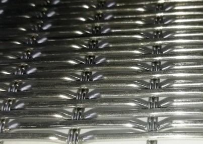 Sgs Ss304 Arsitektur Woven Wire Mesh In Rolls Antique Brass Plated
