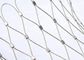 Diamond Hole 1 2 Inch 3 Inch 304 316L Stainless Steel Flexible Wire Rope Mesh Mesh Untuk Bid Aviary