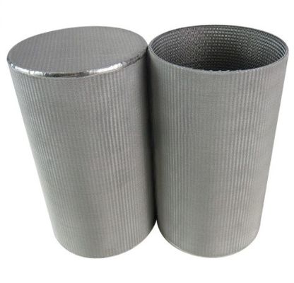Ss 316l Filter Stainless Steel Sintered Double Open End Multilayer Resistance Korosi