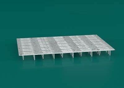 50mm Lebar Anti Split Plate persegi panjang Unilateral Thorn Metal Nail Plate