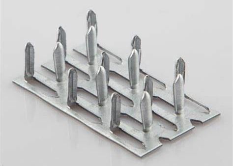 50mm Lebar Anti Split Plate persegi panjang Unilateral Thorn Metal Nail Plate