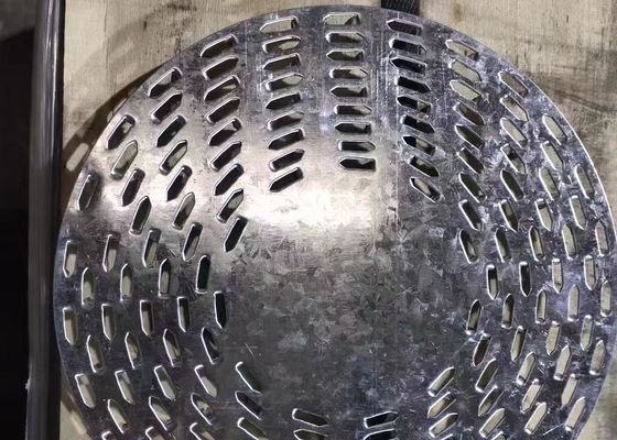 7" Diameter Anti Split Plate Bulat Galvanized