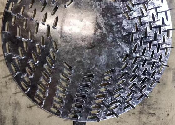 7" Diameter Anti Split Plate Bulat Galvanized