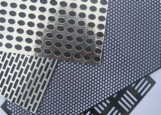 1mm Lubang Hexagonal Sheet Aluminium Berlubang Logam Mesh Grille Sheet