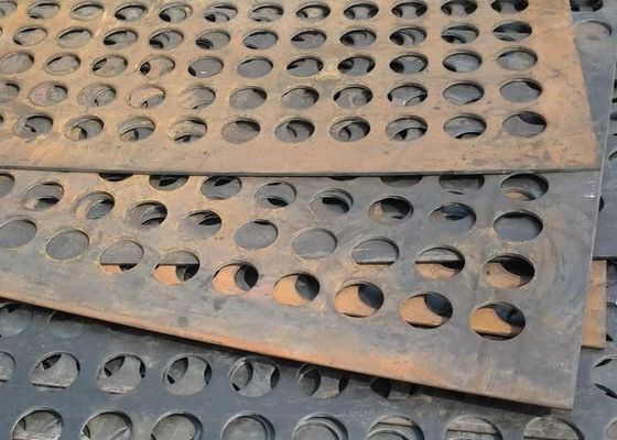 1mm Lubang Hexagonal Sheet Aluminium Berlubang Logam Mesh Grille Sheet