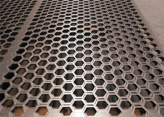 Plat logam berlubang heksagonal dari stainless steel berkualitas duplex Akuakultur dan air asin