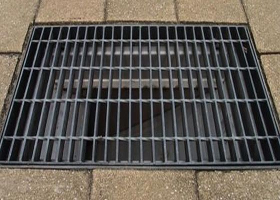 Hot DIP Galvanis Tipe I Steel Grating / Flat Bar Grating / Serrated Bar Grating