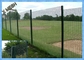 Pvc dilapisi 3d melengkung panel pagar logam tugas berat pagar logam mesh tarik tinggi