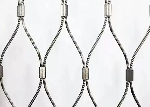 Kebun Binatang Kandang Perlindungan pagar baja tahan karat layar Mesh Expand Web Wire Tali Kabel Jaringan