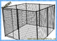 Bubuk dilapisi Lasan kawat Mesh Keranjang Dog Cage Ukuran Penuh Membelais Enclosure