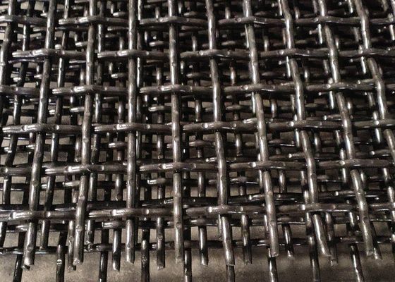 High Tensile 65 Mn Quarry Rock Crusher Crimped Wire Woven Screen Mesh untuk Vibrating