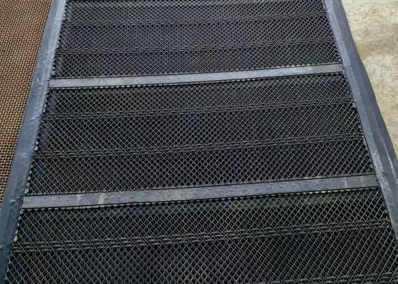 Rubber Self-cleaning Vibrating Screen Mesh Untuk Screening Shale