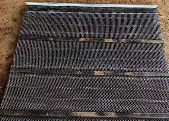 Rubber Self-cleaning Vibrating Screen Mesh Untuk Screening Shale