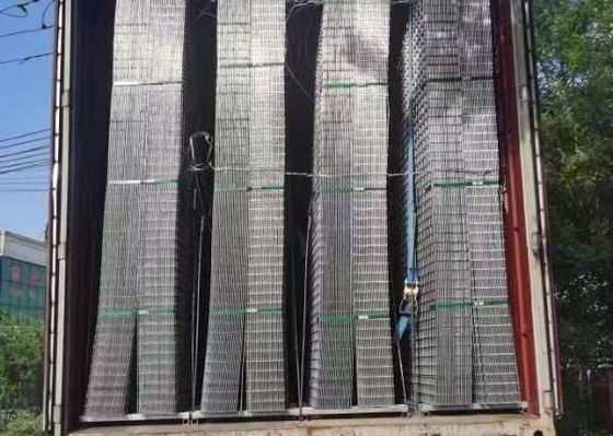 10 X 10 Cm High Reinforcing Galvanized Welded Wire Mesh Sheet untuk Konstruksi