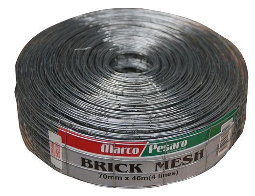 Karbon Steel Hitam Brick Wall Wire Mesh 2.5 " X 60FT