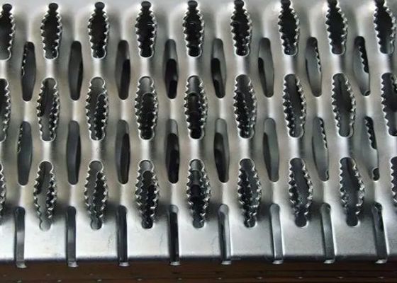 Heavy Duty Grip Strut Keselamatan Grating Resistensi Slip Permukaan Non-Serated