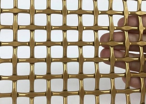 Dekoratif Panel Wire Mesh stainless Steel Untuk Desain Interior