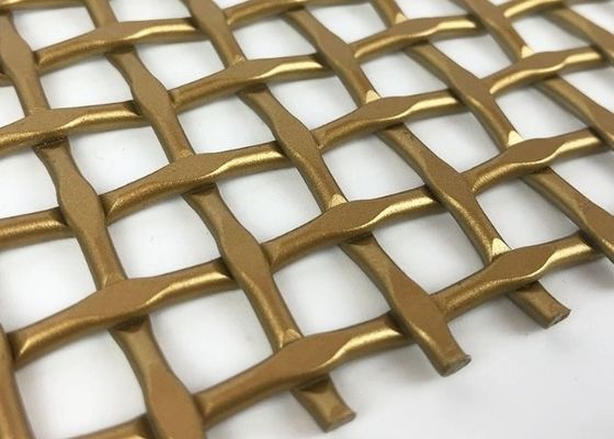 Dekoratif Panel Wire Mesh stainless Steel Untuk Desain Interior