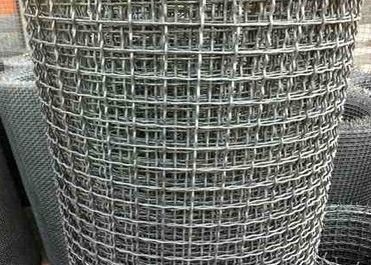 Grosir Galvanized Square Woven Wire Mesh / Stainless Steel Crimped Wire Mesh
