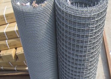 Grosir Galvanized Square Woven Wire Mesh / Stainless Steel Crimped Wire Mesh