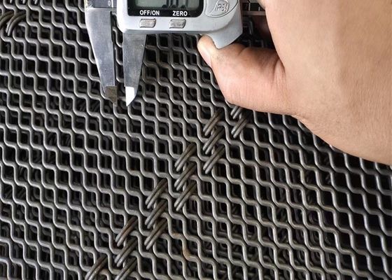 Kunci Layar Penambangan Kawat Berkerut Jala Anyaman Ukuran 1mm