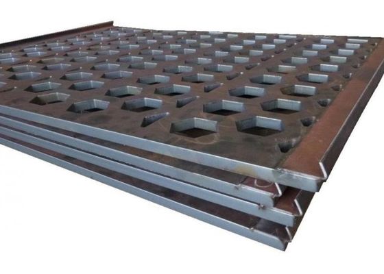 NM300 Steel Metal Punch Plate Screening Cold Rolled Stainless Steel Sheet Dengan Pola Lubang Bulat