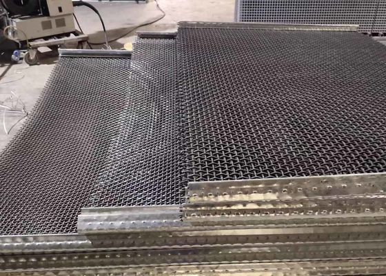 Stainless Steel Crimped Wire Mining Sieve Vibrating Screen Mesh
