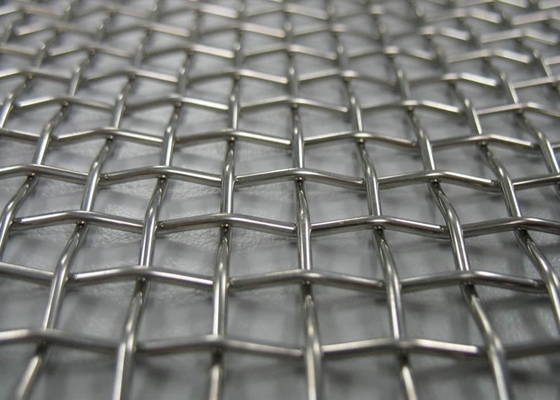 2mm Stainless Steel Woven Wire Mesh Untuk Filtrasi Utama Pertambangan