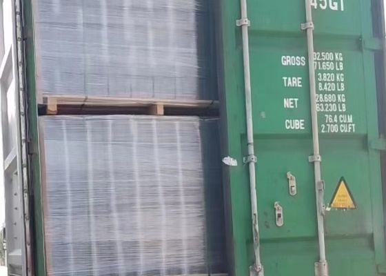 Panel kawat las 6 Gauge Galvanized Untuk Pagar Mesh