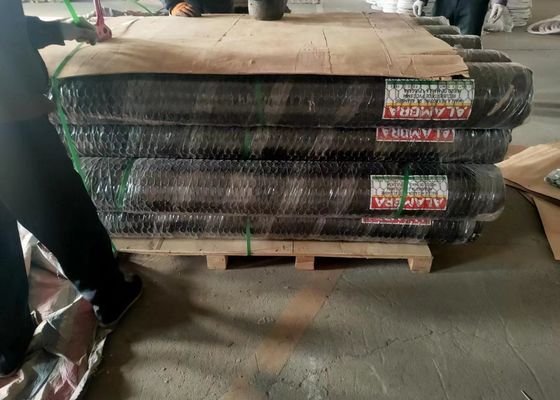 Pvc Galvanis 0.6mm Dia Hexagonal Chicken Wire Mesh Pembukaan 3/4 Inci